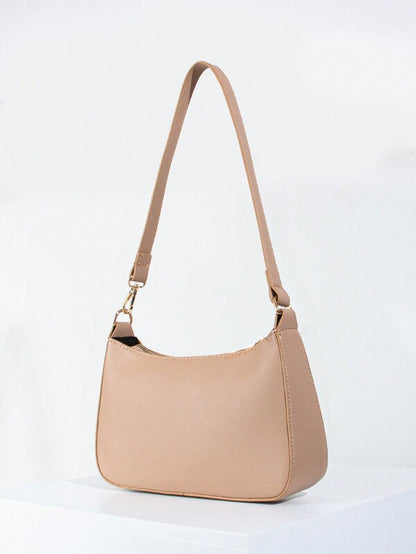 Underarm Single Strap Baguette Bag
