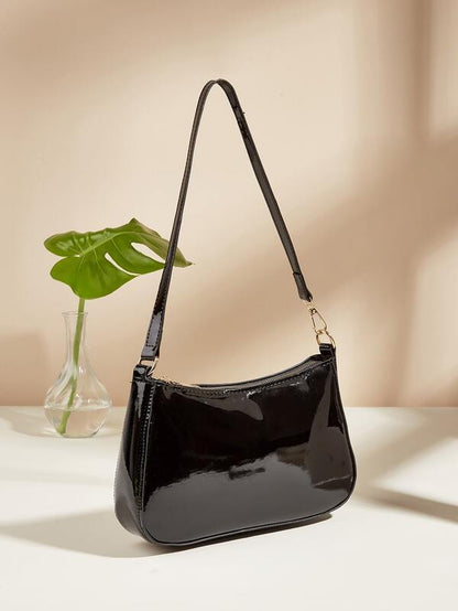 Underarm Single Strap Baguette Bag