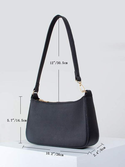 Underarm Single Strap Baguette Bag
